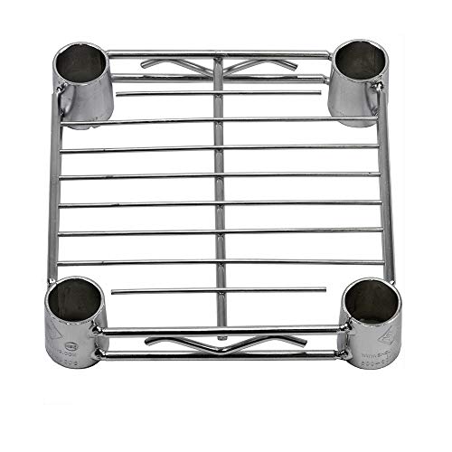 Shelving Inc. 8" d x 8" w Chrome Wire Shelving with 3 Tier Shelves