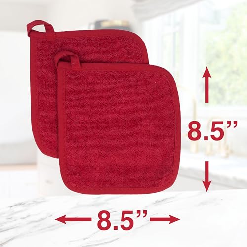 Terry Potholder & Hot Pad (4 Count)