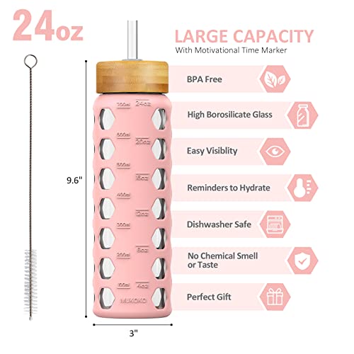 24oz Glass Water Bottle