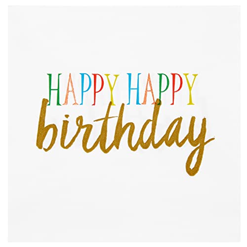 Happy Birthday Napkins (100 Count)