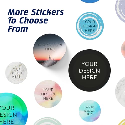 Custom Vinyl Stickers Your Image (100 Count)