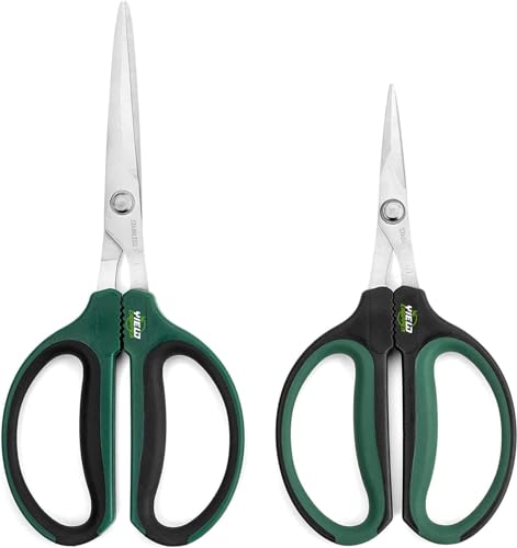 Hydroponic 2 Pack Bonsai Scissors and Plant Trimming Shears Set