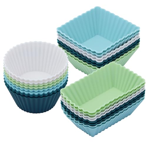 24Pack Silicone Muffin Cups (24 Count)