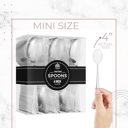 Mini Dessert Spoons (100 Count)