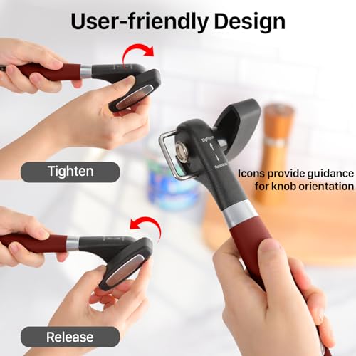 Can Opener Manual Side Safe Cut Can Opener Smooth Edge