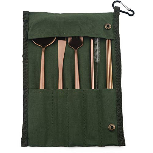 Portable 6 Pieces Flatware Set