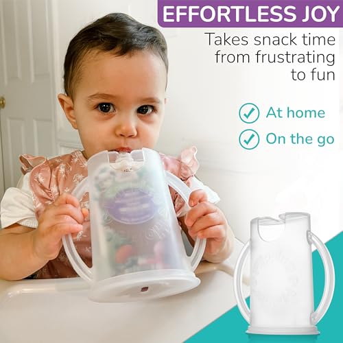 Squeeze Proof Food Pouch Holder for Toddlers