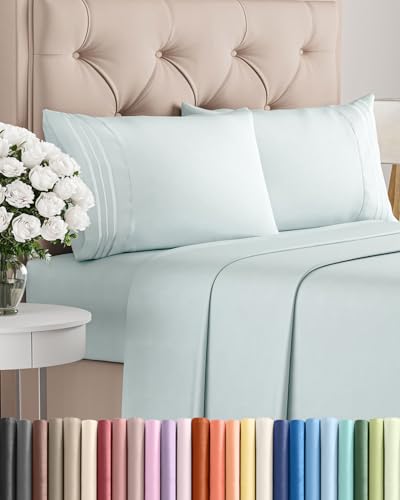 Cal King Size 4 Piece Sheet Set