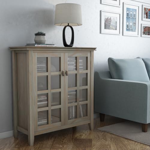 Artisan 38" Wide Solid Wood Cabinet in Distressed Grey