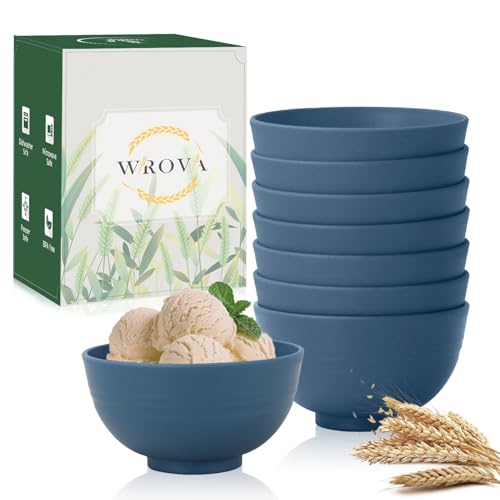 wheat straw dessert bowls 10oz set of 8