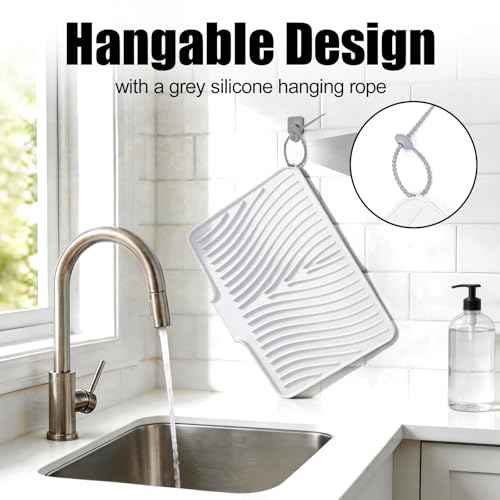 Silicone Dish Drying Mat for Kitchen Counter