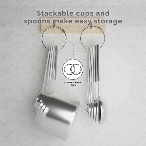Measuring Cups and Measuring Spoons Set of 14