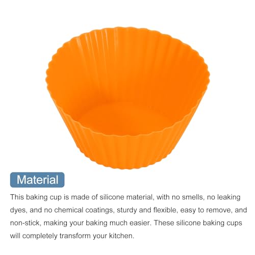 18Pcs Silicone Cupcake Liners (18 Count)
