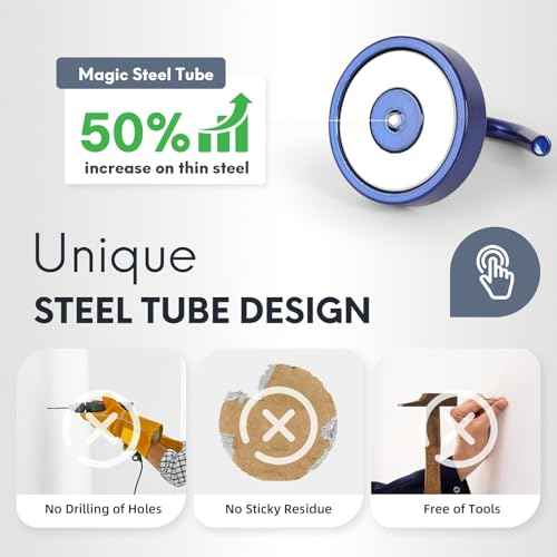 Magnetic Hooks Large Opening (6 Count)