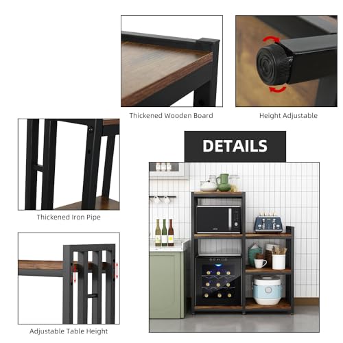 Kitchen Storage Shelf Bakers Rack (35.274 Ounce)