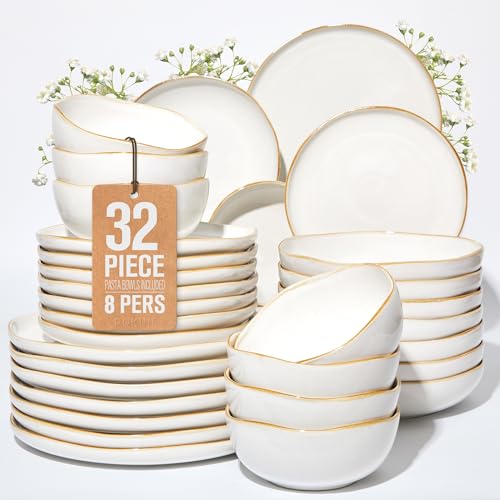 Stoneware Dinnerware Sets for 8