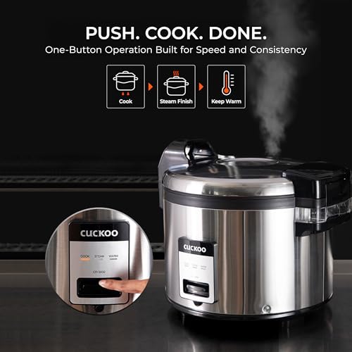 Commercial Rice Cooker and Warmer (30 Count)