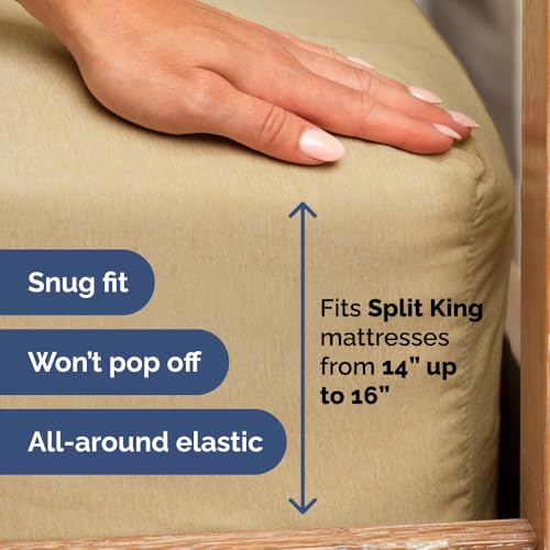 Flex Top Split Head King 4 Piece Sheet Set