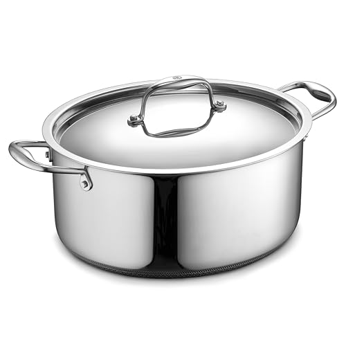 6.5QT Hybrid Nonstick Braiser Dutch Oven with Lid