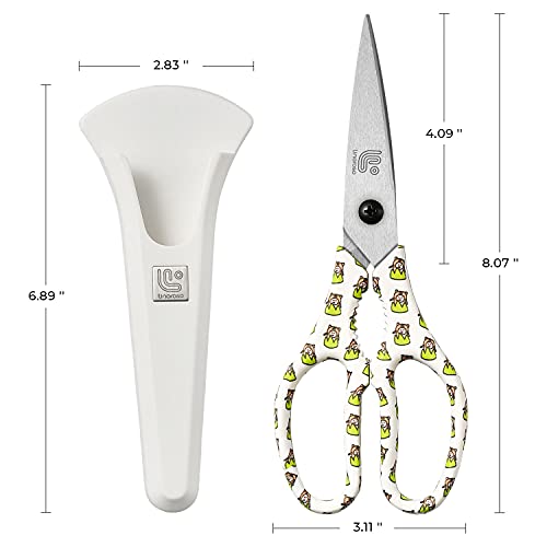 Kitchen Scissors Heavy Duty Kitchen Shears with Magnetic Holder Made with Japanese Steel 4034