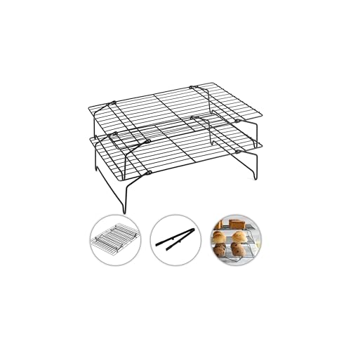 2 Tier Cooling Racks for Cooking and Baking