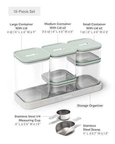 13 Piece Glass Airtight Food Storage Containers with Lids (13 Count)