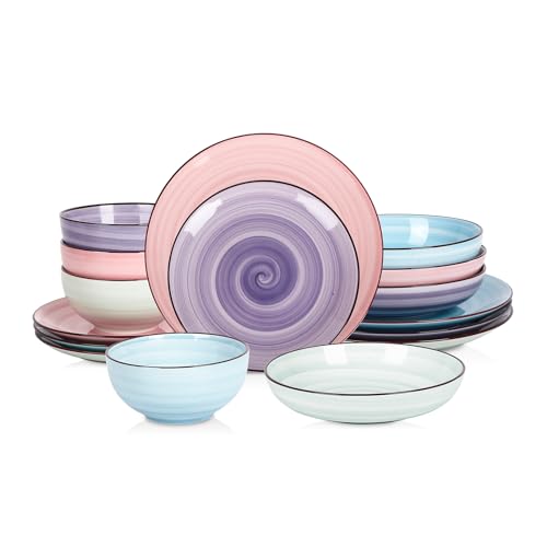 Ceramic 16 Pieces Dinnerware Set