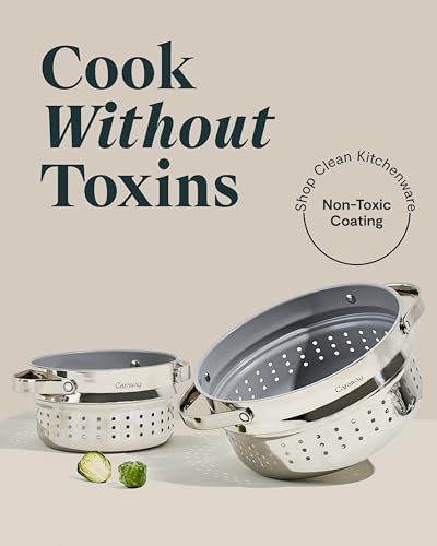 Small and Large Steamer Set with Handles (2 Count)