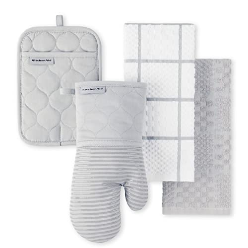 Quilted Cotton Terry Cloth Oven Mitt