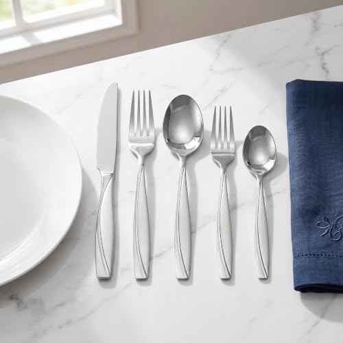 40 Piece Stainless Steel Silverware Set for 8 (40 Count)