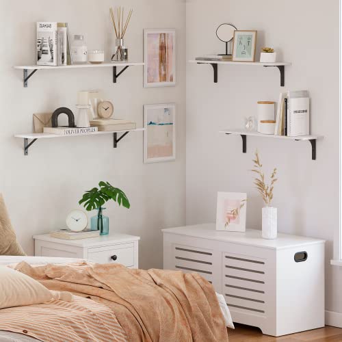 Long Wall Shelves (2 Count)