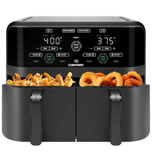 6 Quart Dual Basket Air Fryer (2 Count)