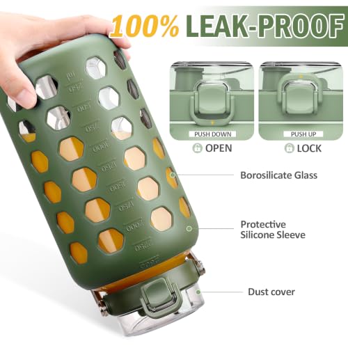 84 oz Glass Water Bottle
