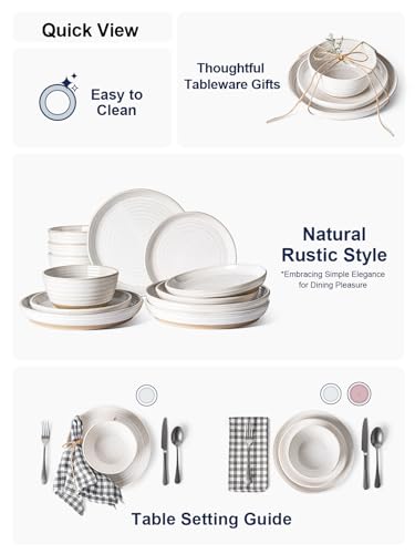 Ceramic Dinnerware Sets for 4