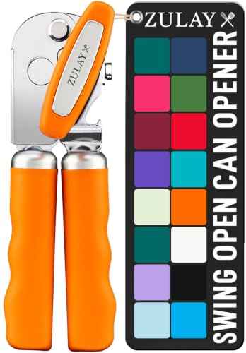 Stainless Steel Swing Open Manual Can Opener Comfortable Grip