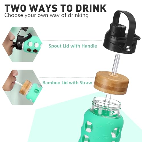 Glass Water Bottle