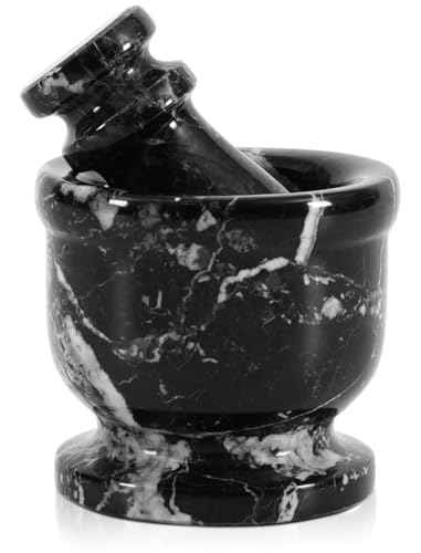 Marble Mortar and Pestle Set Small Spice Grinder & Herb Grinder