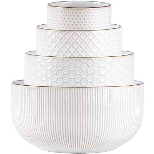 Ceramic Mixing Bowls Set of 4 (4 Count)