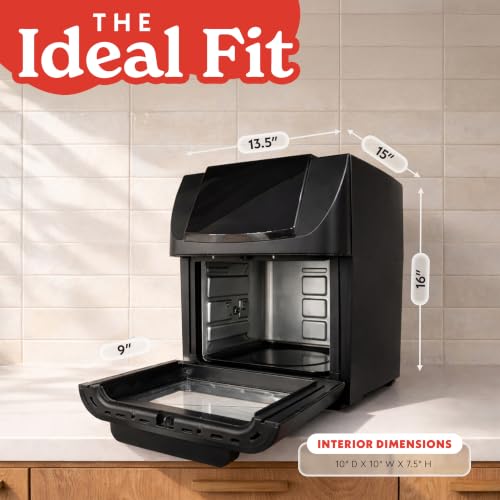 Air Fryer 14 Qt Rotisserie Oven with Window