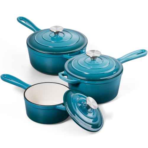 Enameled Cast Iron Sauce Pan
