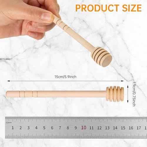 10Pcs Honey Dipper Sticks