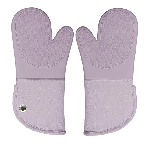 Professional Microwave Silicone Oven Mitts one Pair (3 Count)