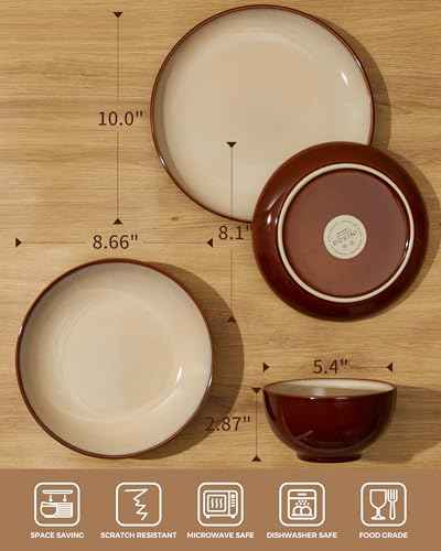 Stoneware Dinnerware Sets for 6