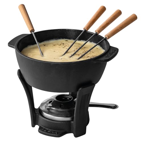 Cast Iron Fondue Set Party Pro