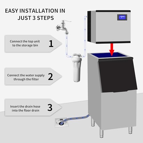 Commercial Ice Maker Machine 350 Lbs