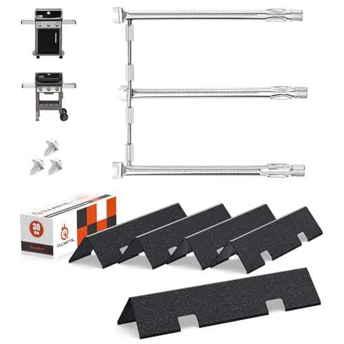 Spirit Grill Replacement Parts 69787 Burner 7636 Flavorizer Bars for Weber Spirit & GS4 Spirit II 300 Series Grills
