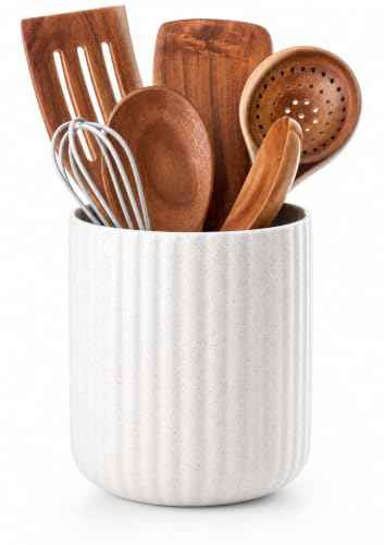 Large Ceramic Utensil Holder