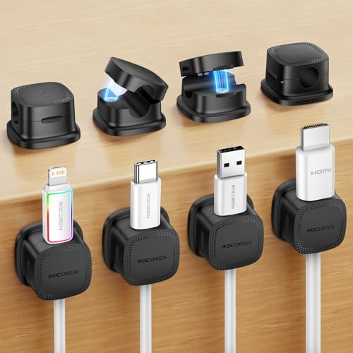 8 Pack Magnetic Cable Clips (8 Count)