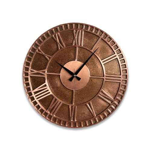 Handmade Copper Wall Clock Artisan Touch in Every Piece