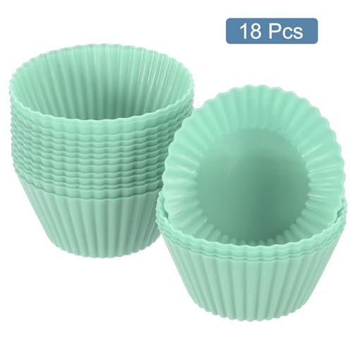 18Pcs Silicone Cupcake Liners